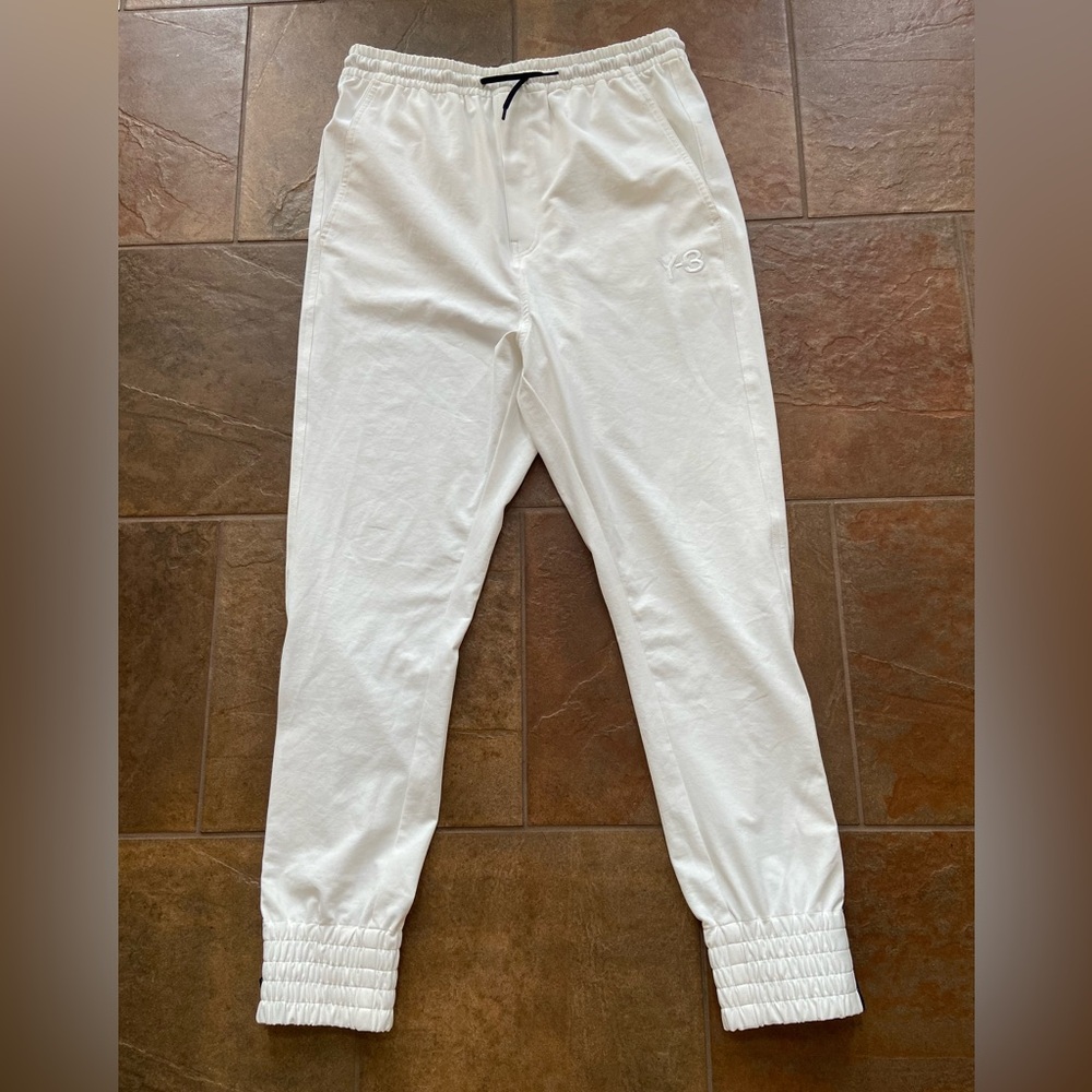 Y-3 Adidas Men's White Jogger